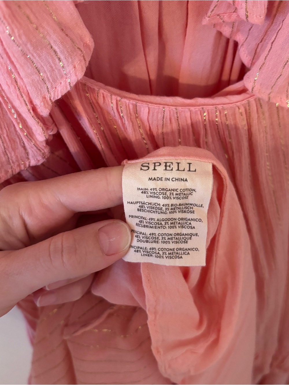 Spell Clementine Mermaid Off-Shoulder Ruffle Maxi Dress - Picture 9 of 13